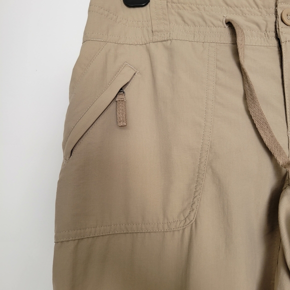 The North Face Women's Horizon Tempest Roll Up Pants in Tan Style #ARRD Size 2 - Picture 5 of 13